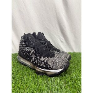 Size 8.5 NIKE LEBRON 17 BLACK‎ WHITE MEN'S BASKETBALL SHOES